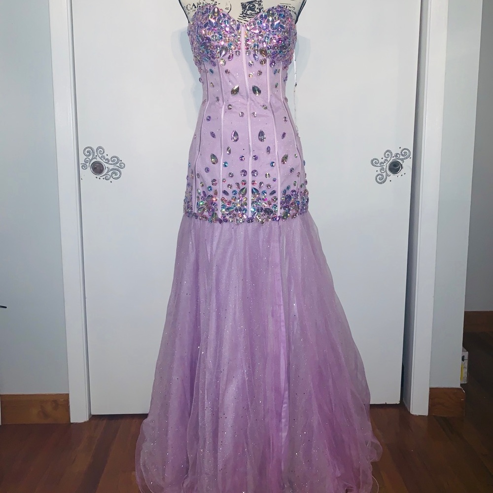 Gorgeous Unique Lavender Mermaid Dress - New